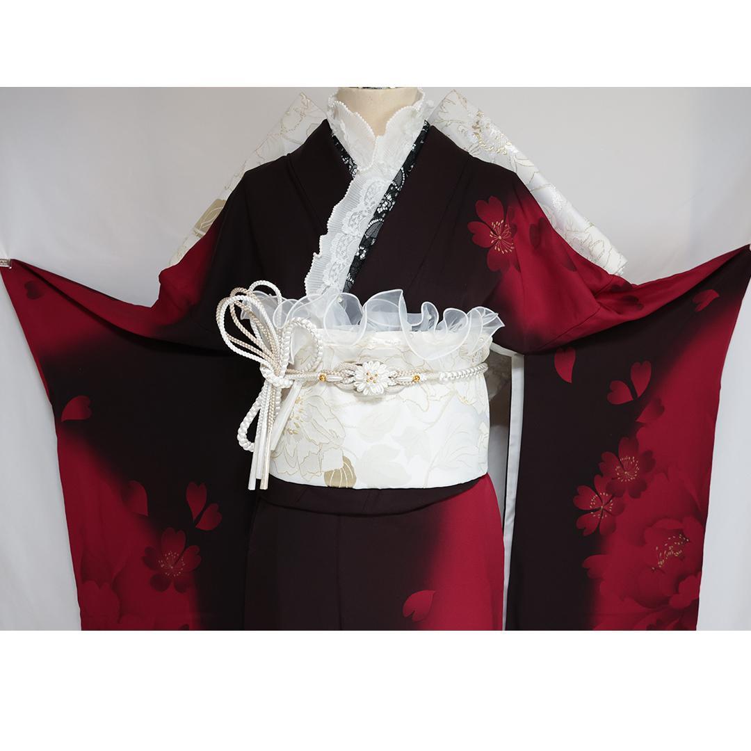 人気カラー■振袖7点セット帯新品帯締め帯揚げフルセット成人式DB06