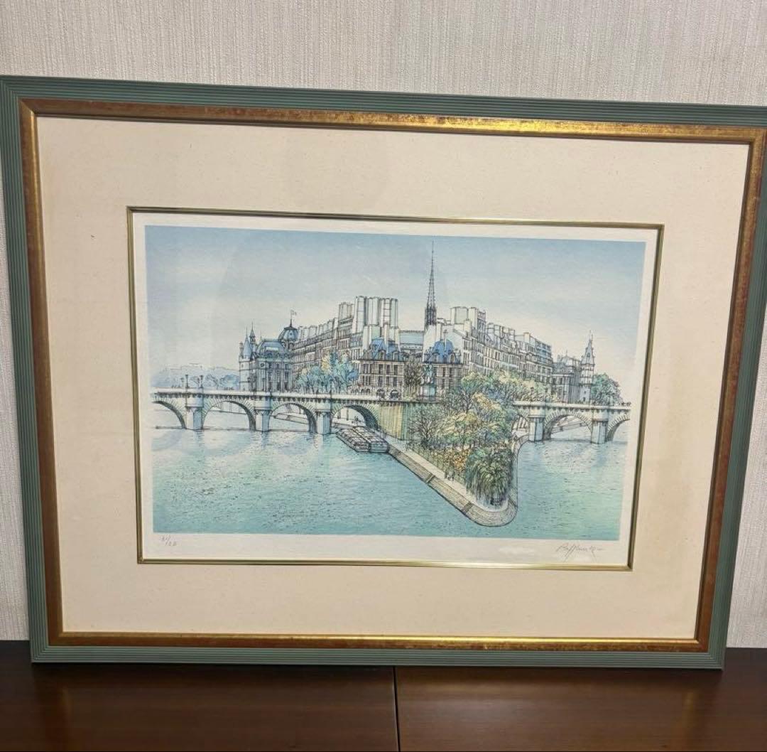 ロルフ・ラフルスキー Rolf Rafflewski リトグラフ　シテ島