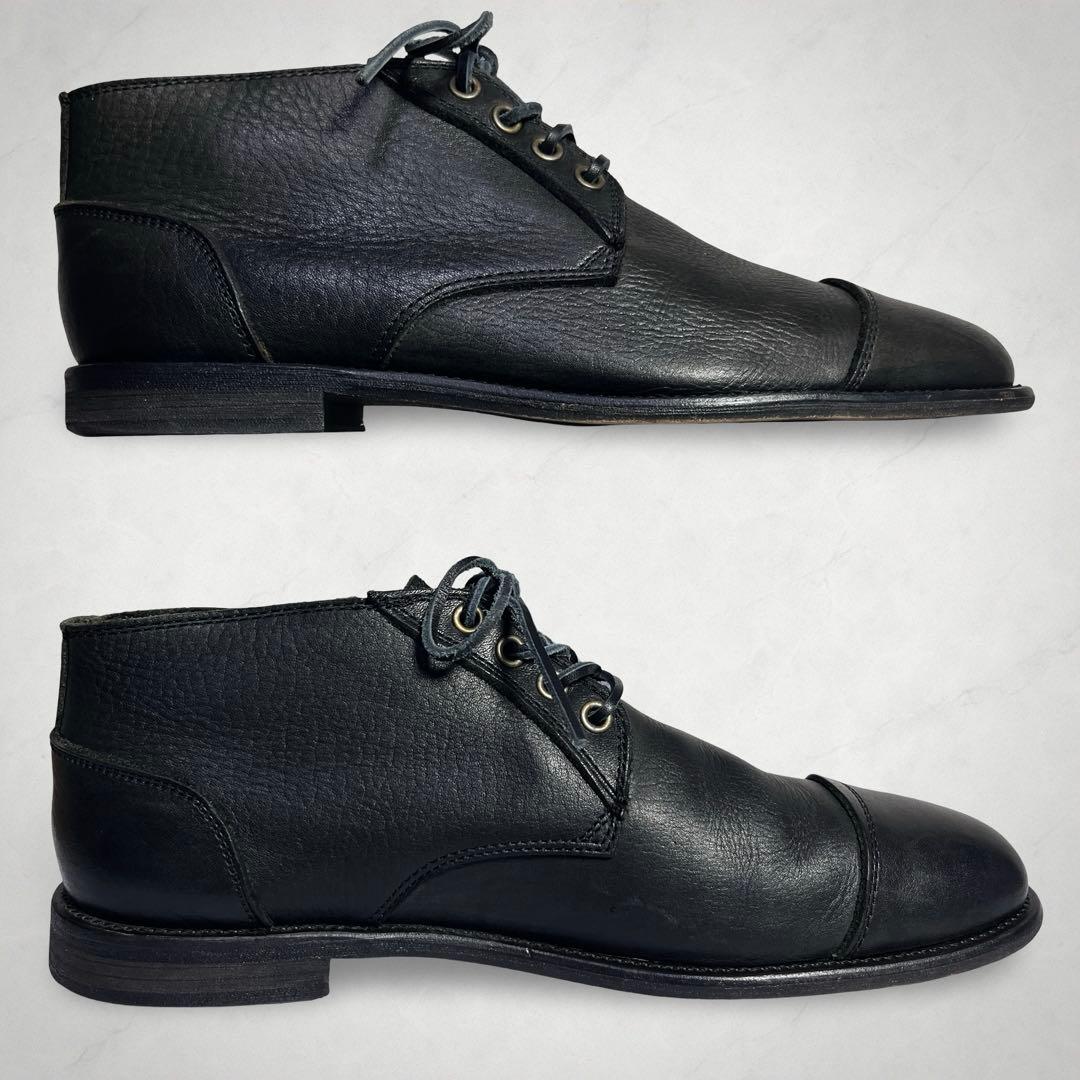 ARGIS アルジス ストレートチップ 美品 レザーシューズ 黒 41