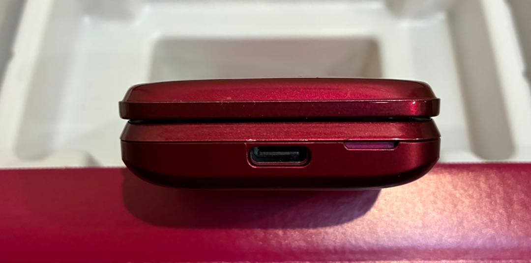 かんたんケータイライト KYF43 ワインレッド 京セラ