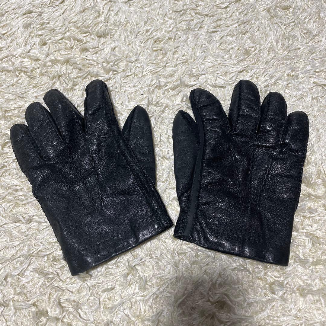 【archive 】PRADA カシミヤ100% ラムレザーグローブ　手袋