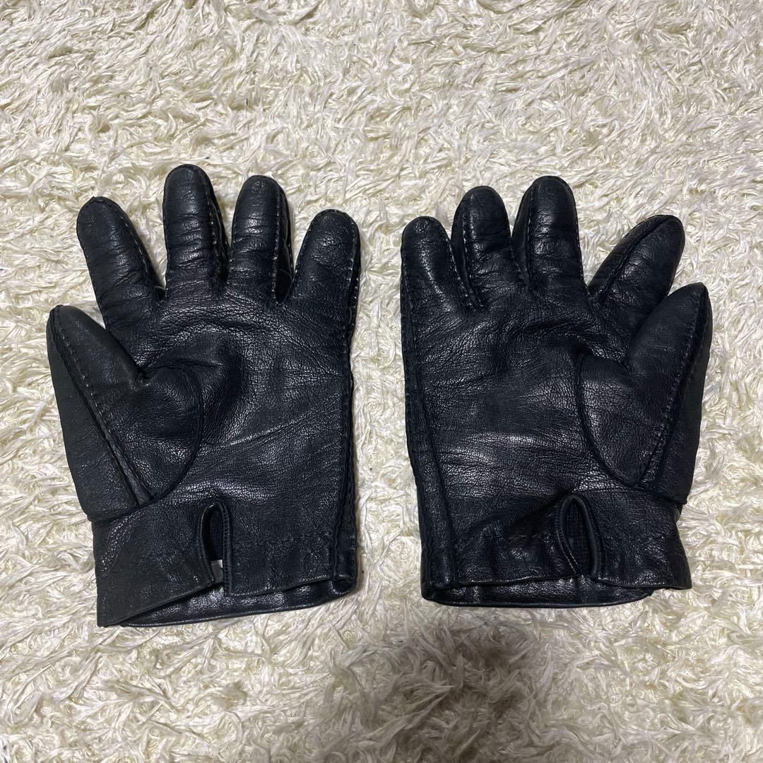 【archive 】PRADA カシミヤ100% ラムレザーグローブ　手袋