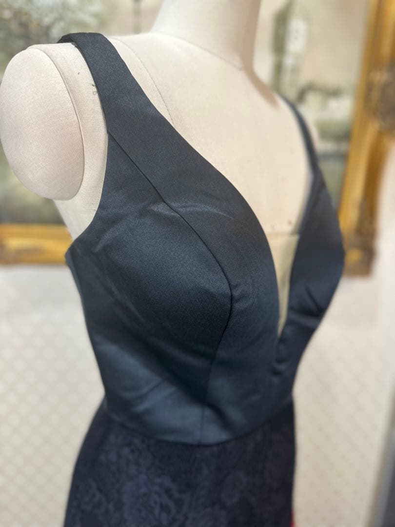 高級薔薇刺繍✨Aラインロングドレスス誕生日二次会パティーキャバ嬢ナイトクラブ