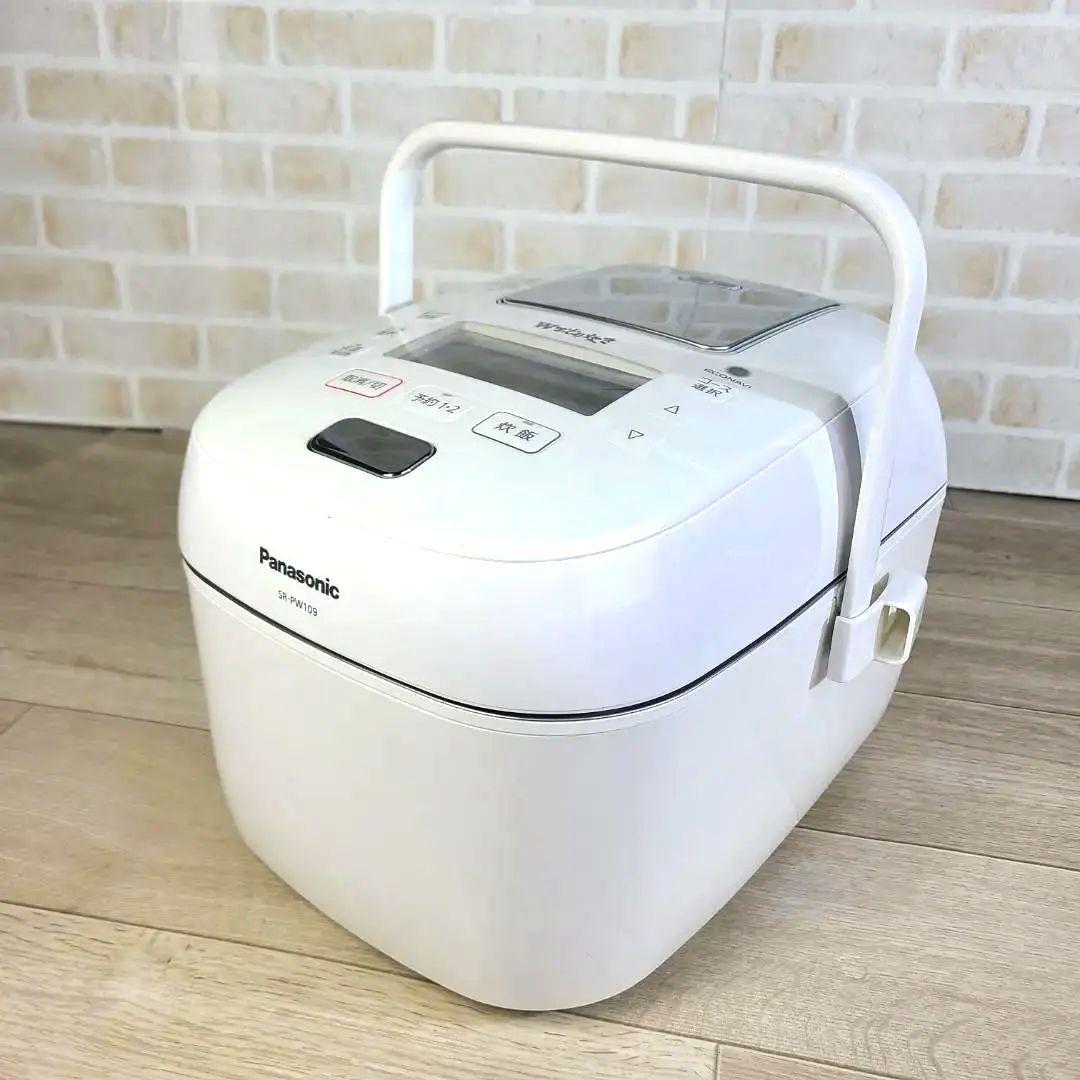 Panasonic 炊飯器 SR-PW109 5.5合 ホワイト Wおどり炊き
