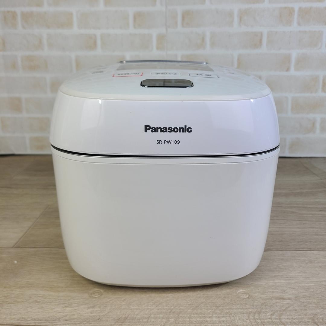 Panasonic 炊飯器 SR-PW109 5.5合 ホワイト Wおどり炊き