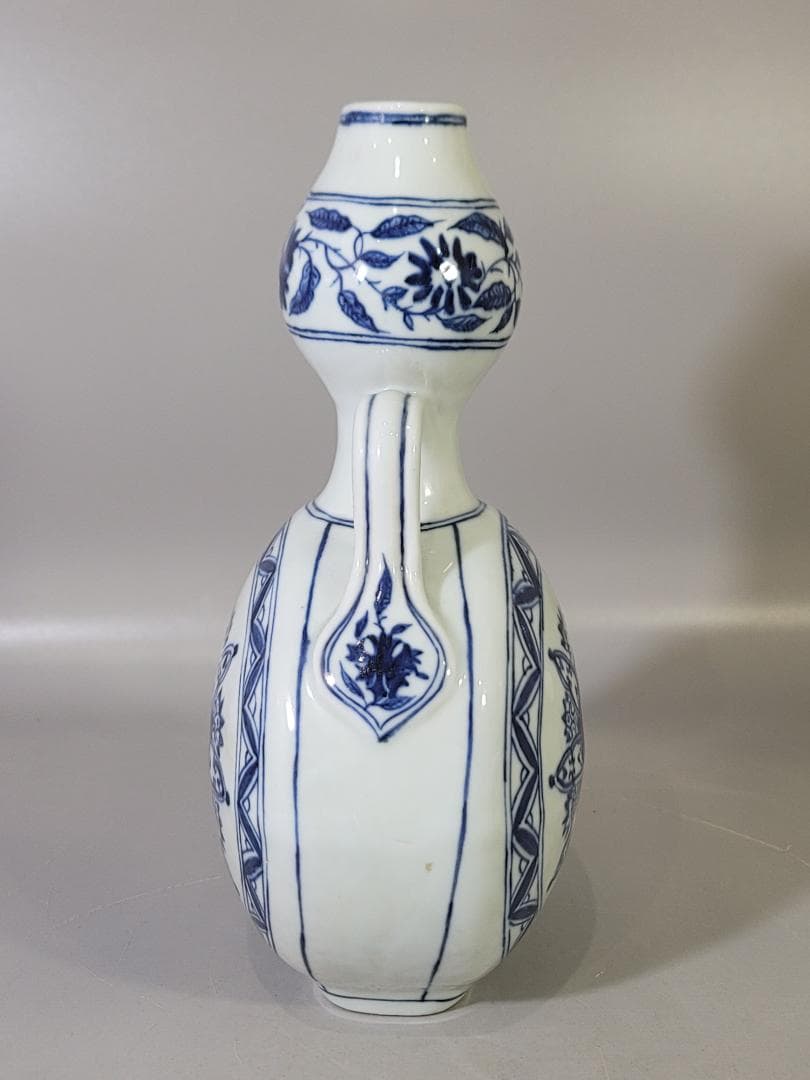 中国 染付 瓶 DT734