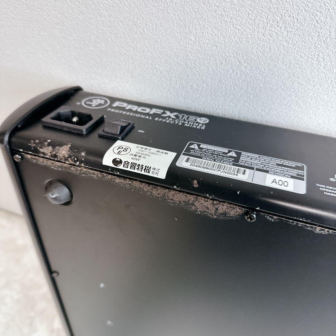 希少　MACKIE　マッキー　アナログミキサー　ProFX16v2　高品質