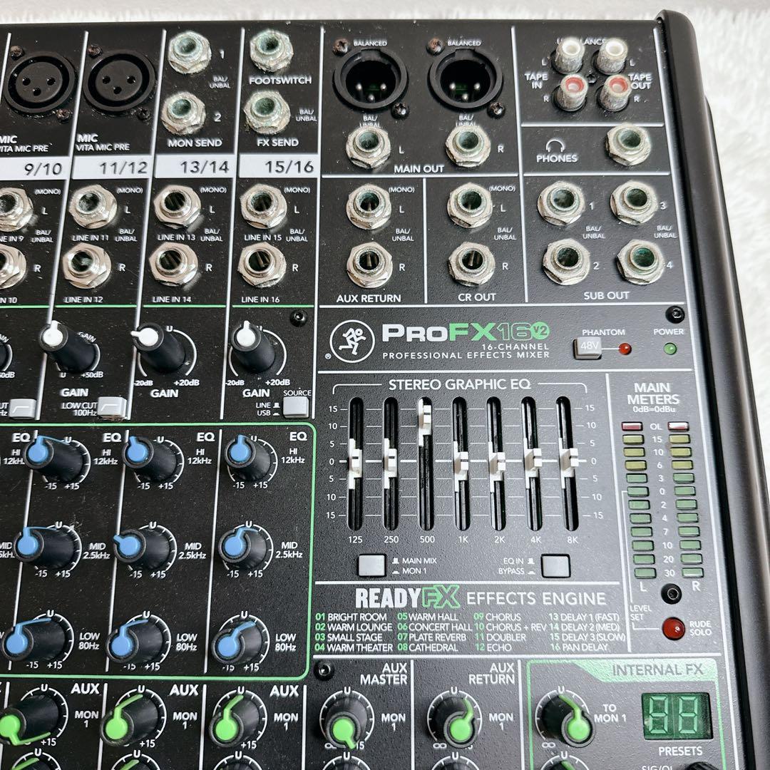 希少　MACKIE　マッキー　アナログミキサー　ProFX16v2　高品質