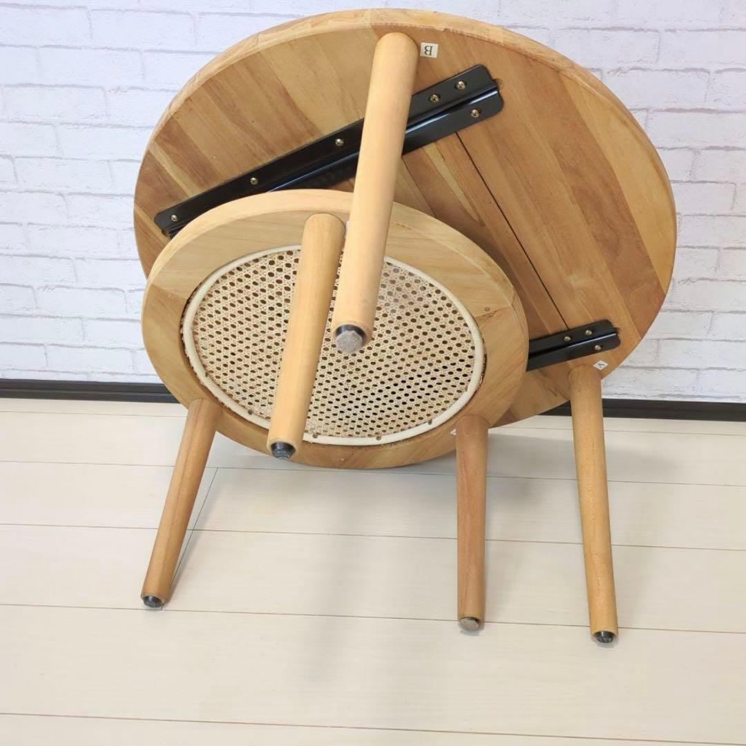 ノーウェアライクホーム KUURO ネストテーブル チーク材 ウッド テーブル