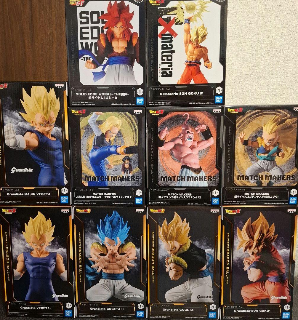 ドラゴンボール フィギュア 10体 セット 悟空 ベジータ Grandista