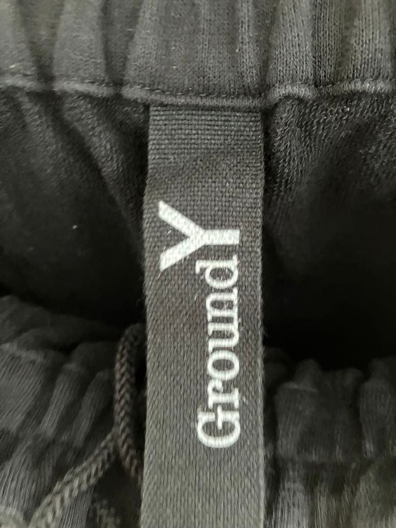 ground y ブラックサルエルパンツ