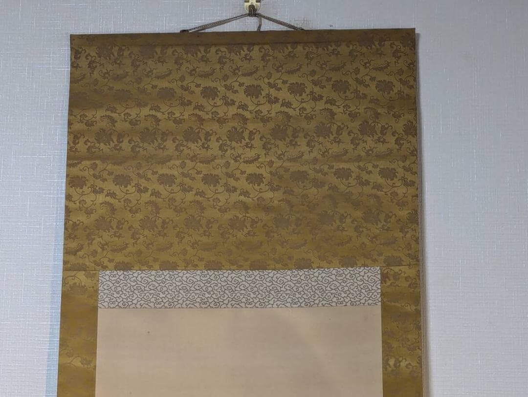 【真作】掛軸　仙人図　風雅なる筆致の逸品　禅の境地を描く　合箱入　R63