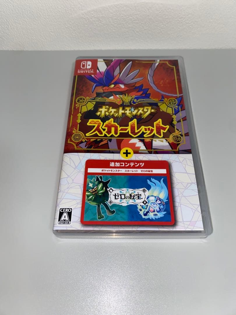 【Switch】ポケットモンスター スカーレット+ゼロの秘宝
