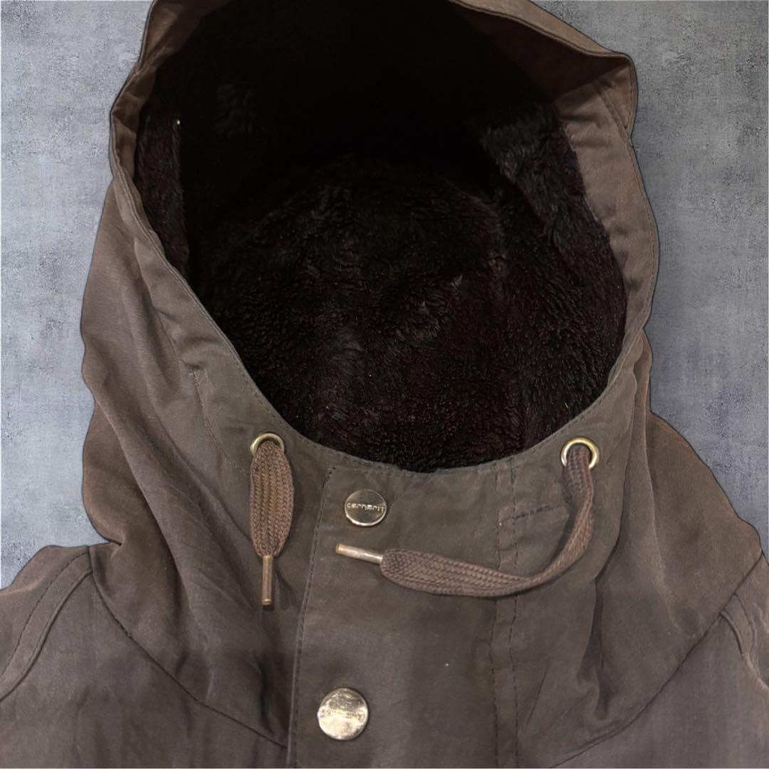 Carhartt カーハート ダック地 ワークジャケット 裏ボアM正規品フェード