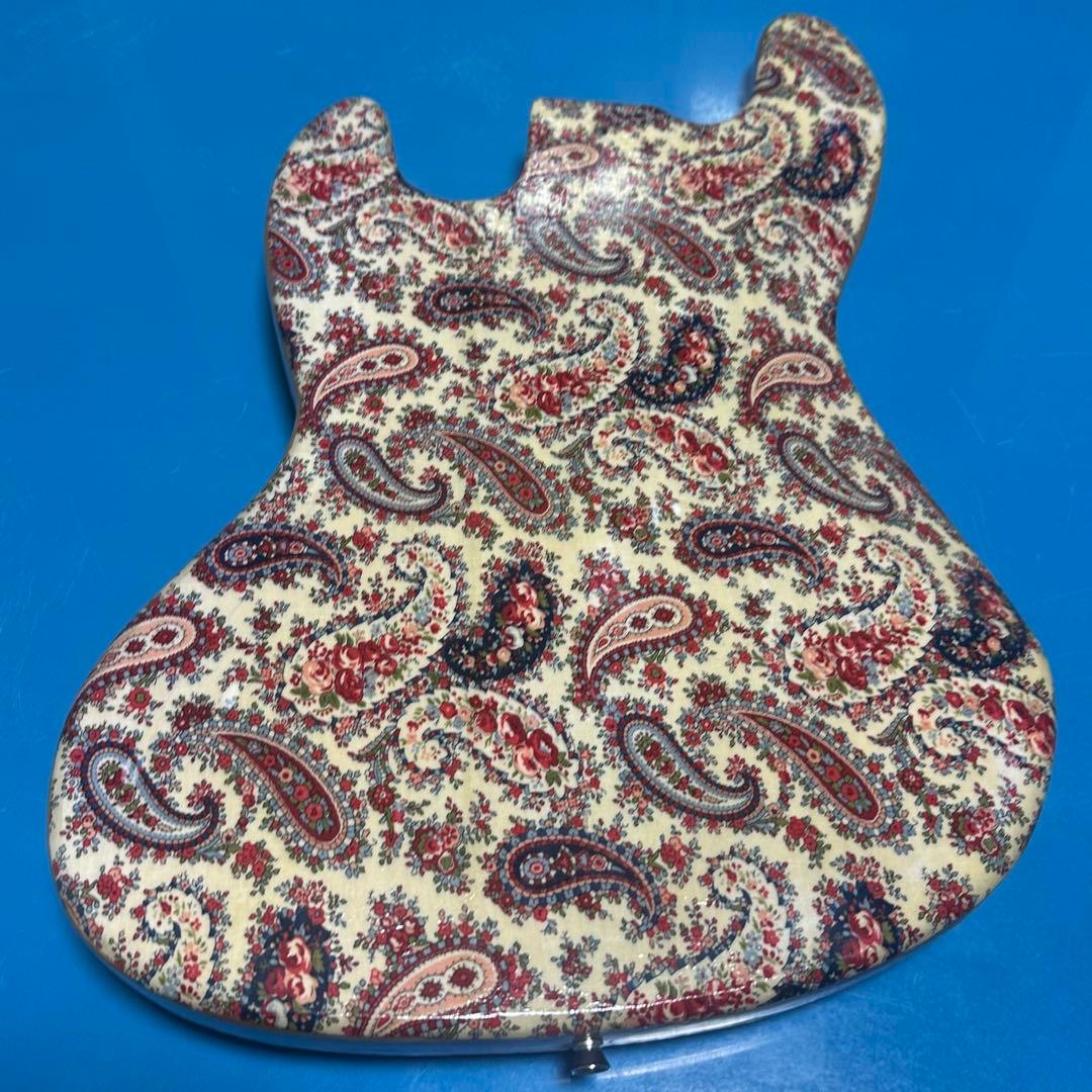 POS ジャズベースタイプ ペイズリー ジャンク リフィニッシュ