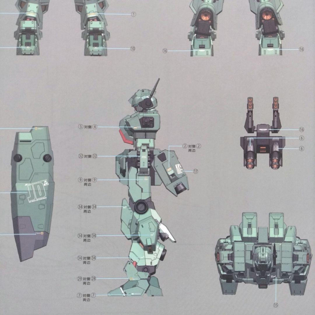 海外製プラモデル　ジェダ量産型　1/100　　　　 台座ベース付き　※未使用品
