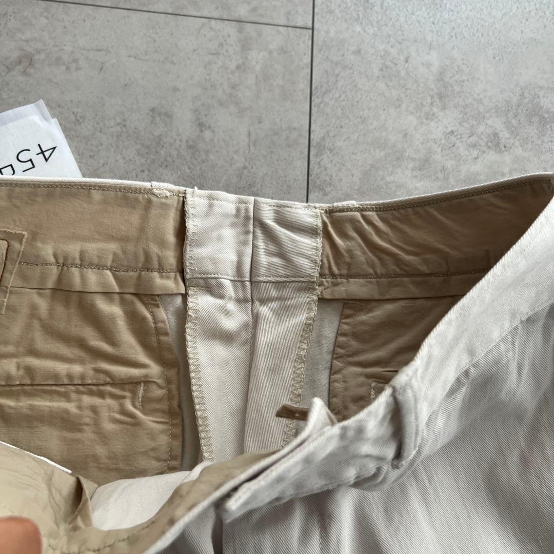 45R パンツ　ズボン　コットン　チノパン　M タグ付未使用品　お値下げ