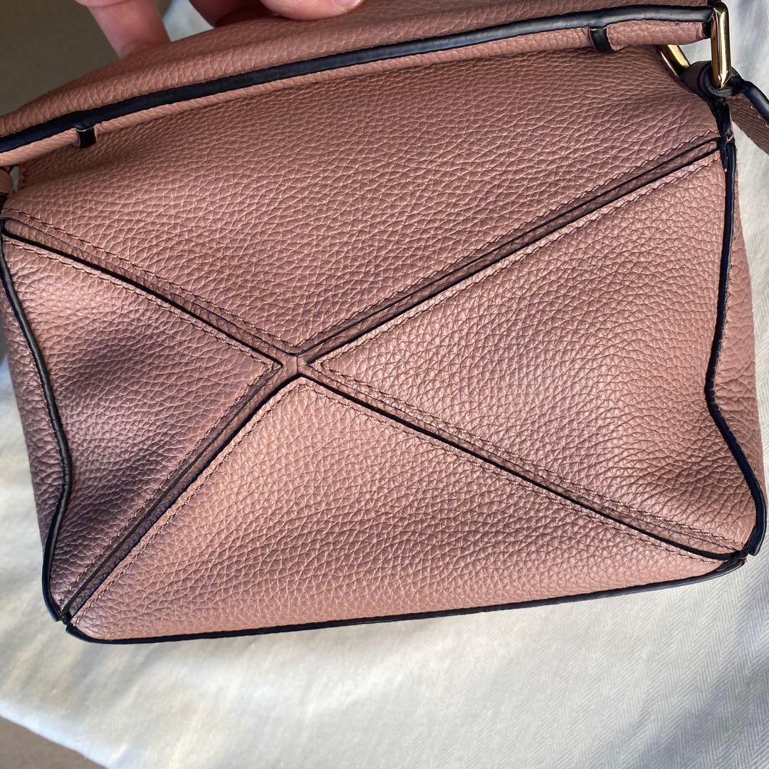 【最終値下げ】　ロエベ　パズルバッグ　ミニ　ダークブラッシュ　ストラップ欠品