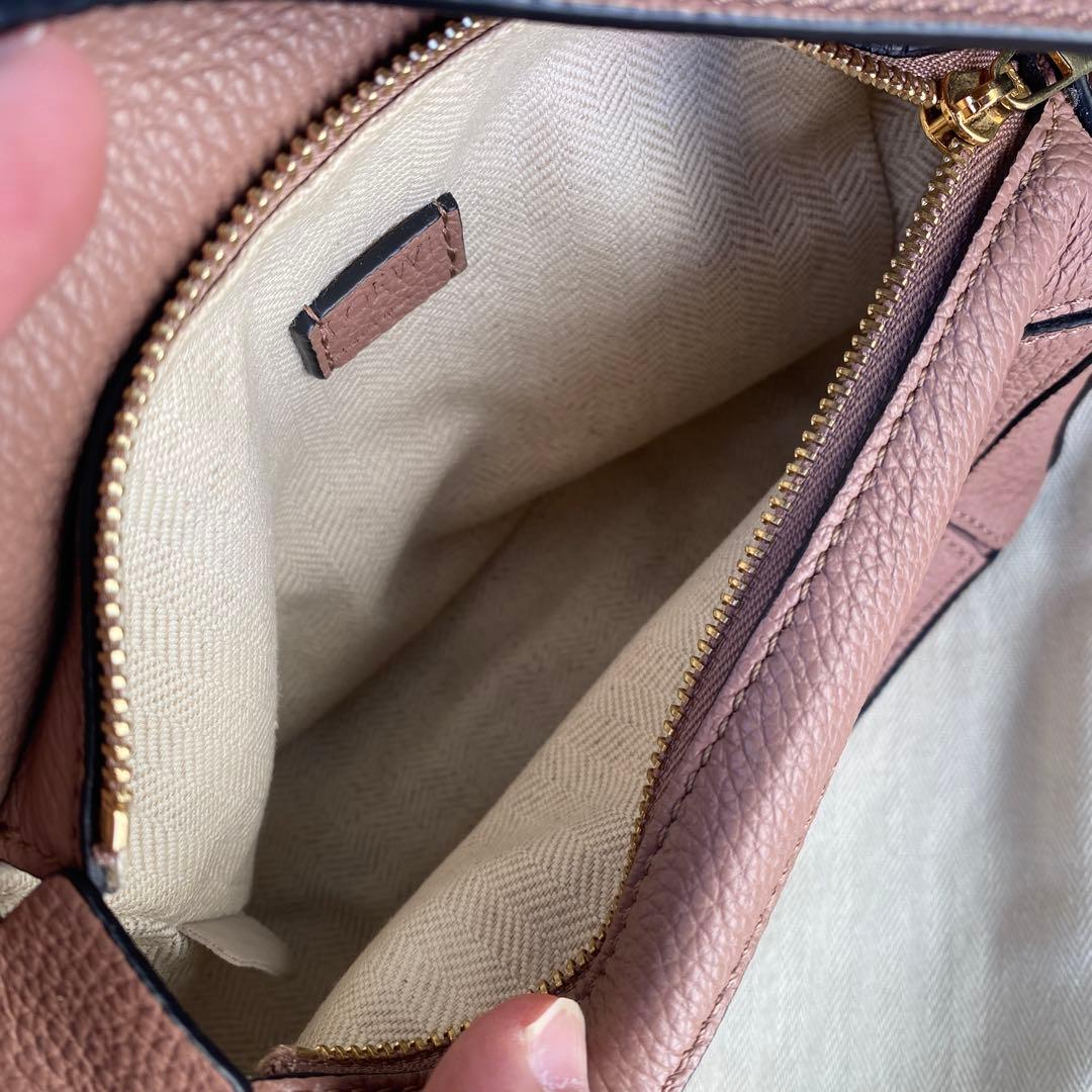 【最終値下げ】　ロエベ　パズルバッグ　ミニ　ダークブラッシュ　ストラップ欠品