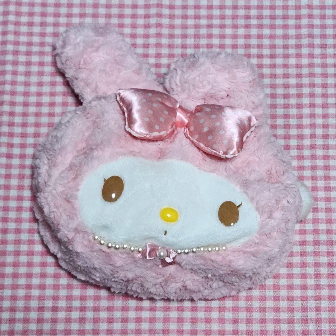 中古品　ジャンク　マイメロディ　(元々)手提げバッグ→(現在)ポーチ　持ち手なし