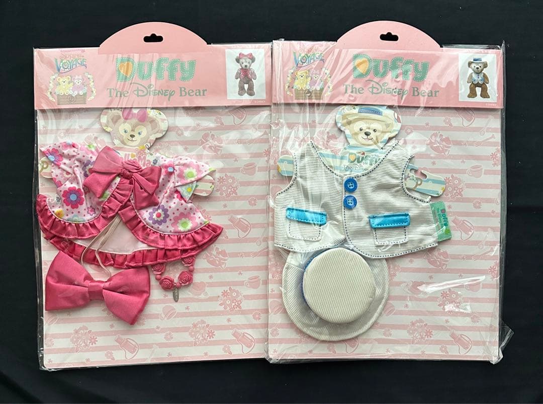 【新品未使用】ダッフィー シェリーメイ ジェラトーニ コスチューム まとめ売り