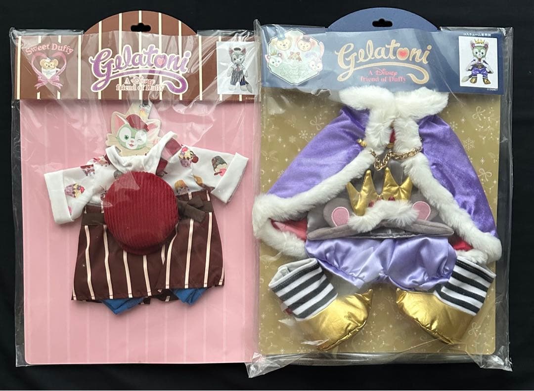 【新品未使用】ダッフィー シェリーメイ ジェラトーニ コスチューム まとめ売り