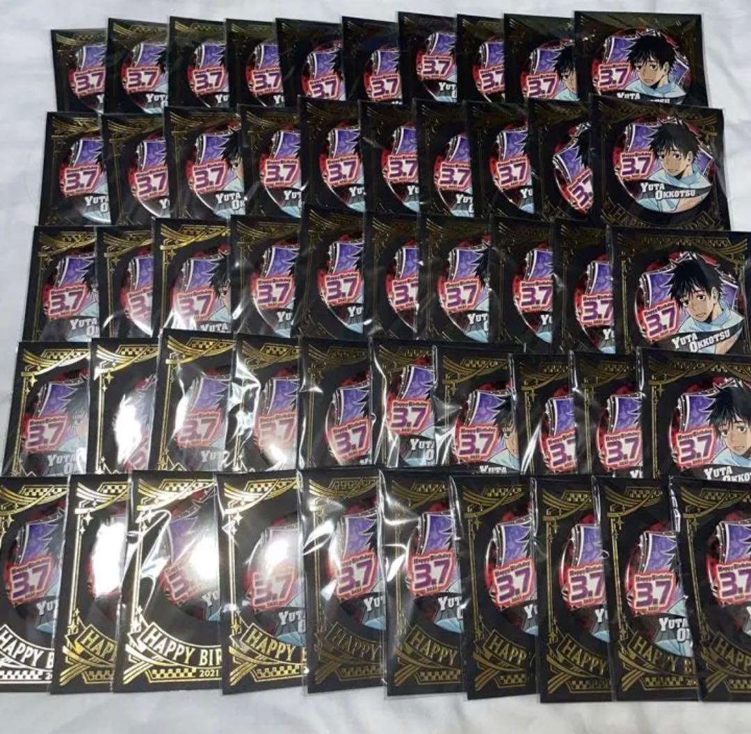 呪術廻戦　乙骨憂太　バースデー缶バッジ　まとめ売り　100個