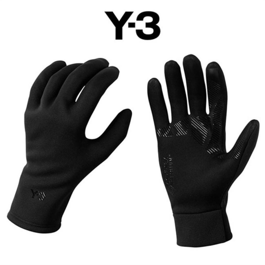 Y-3 ワイスリー　メンズ手袋　グローブ IP2533 Lサイズ　黒