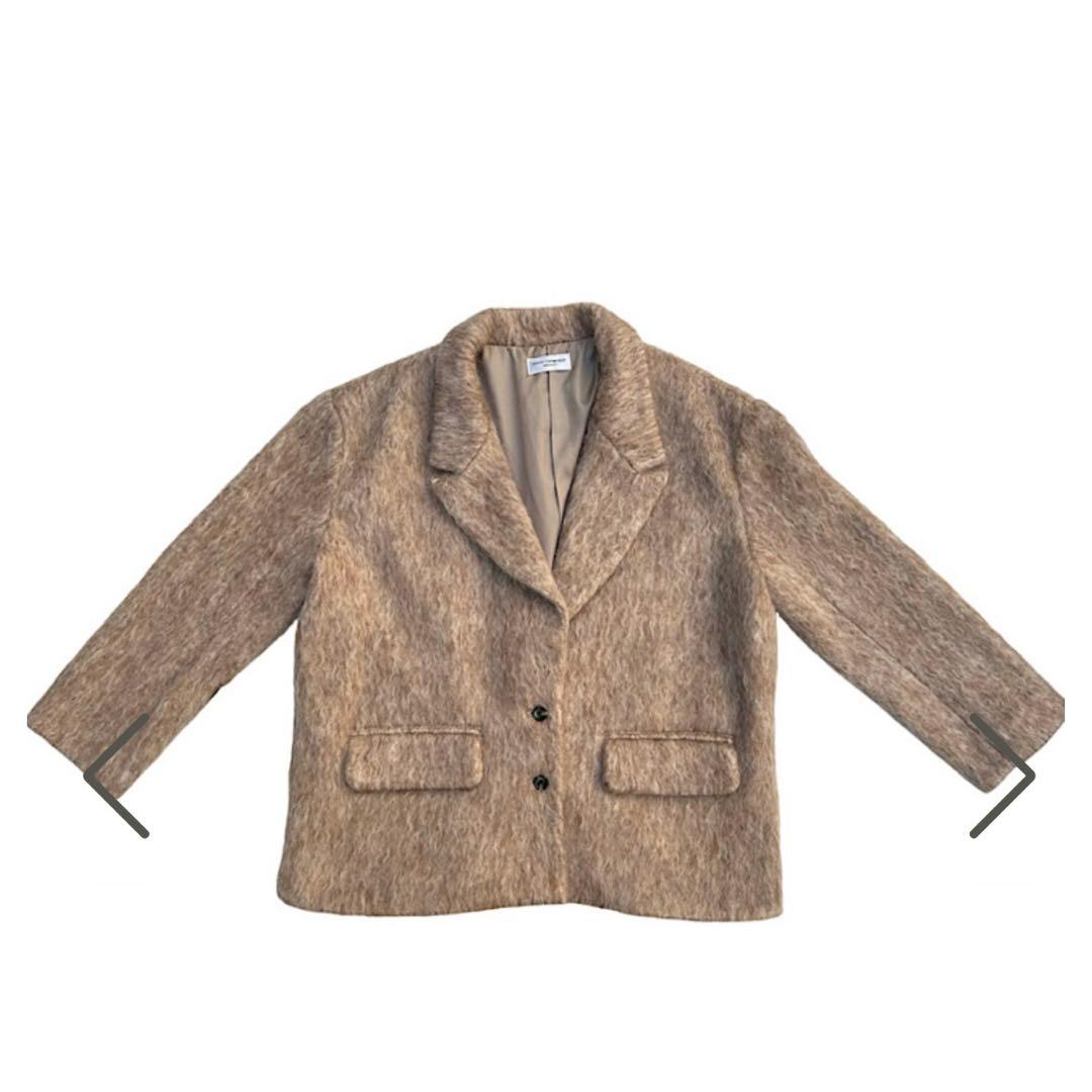 room306 シャギー　ウールテーラードジャケット