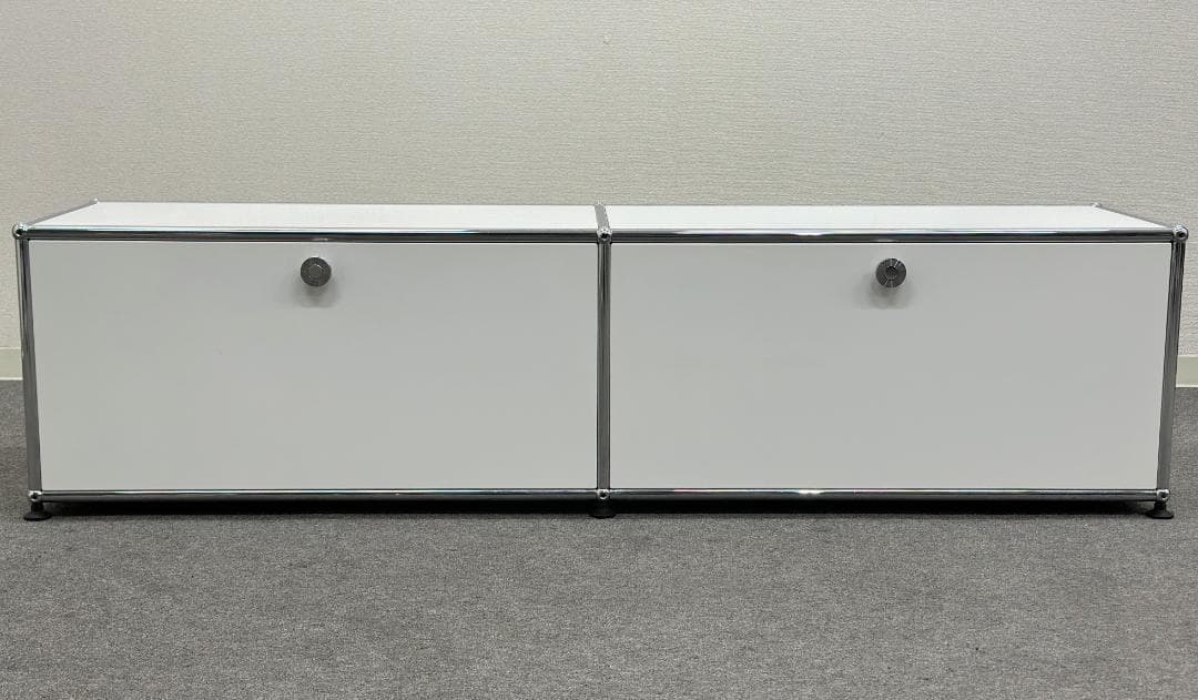 ラスト１点！USMハラー■サイドボード　テレビボード　2列1段　白　幅152cm