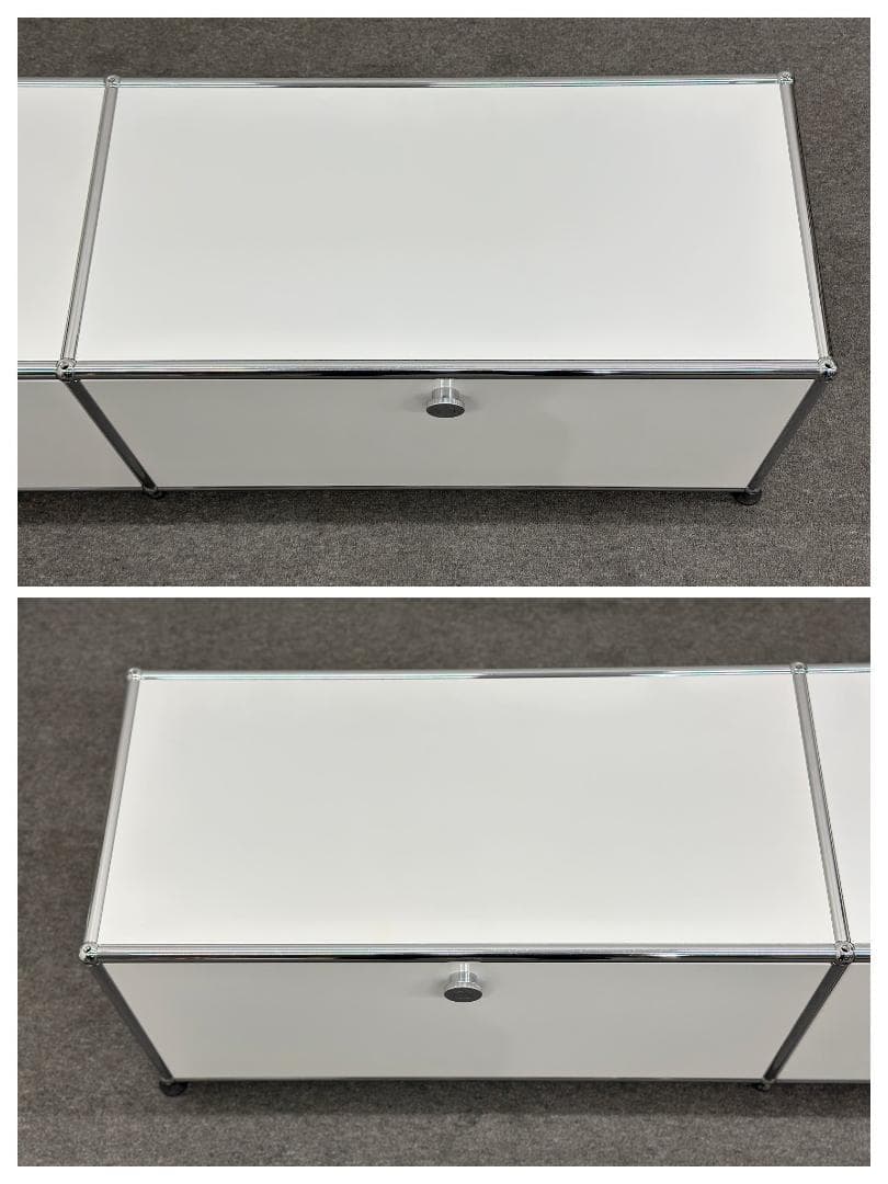 ラスト１点！USMハラー■サイドボード　テレビボード　2列1段　白　幅152cm