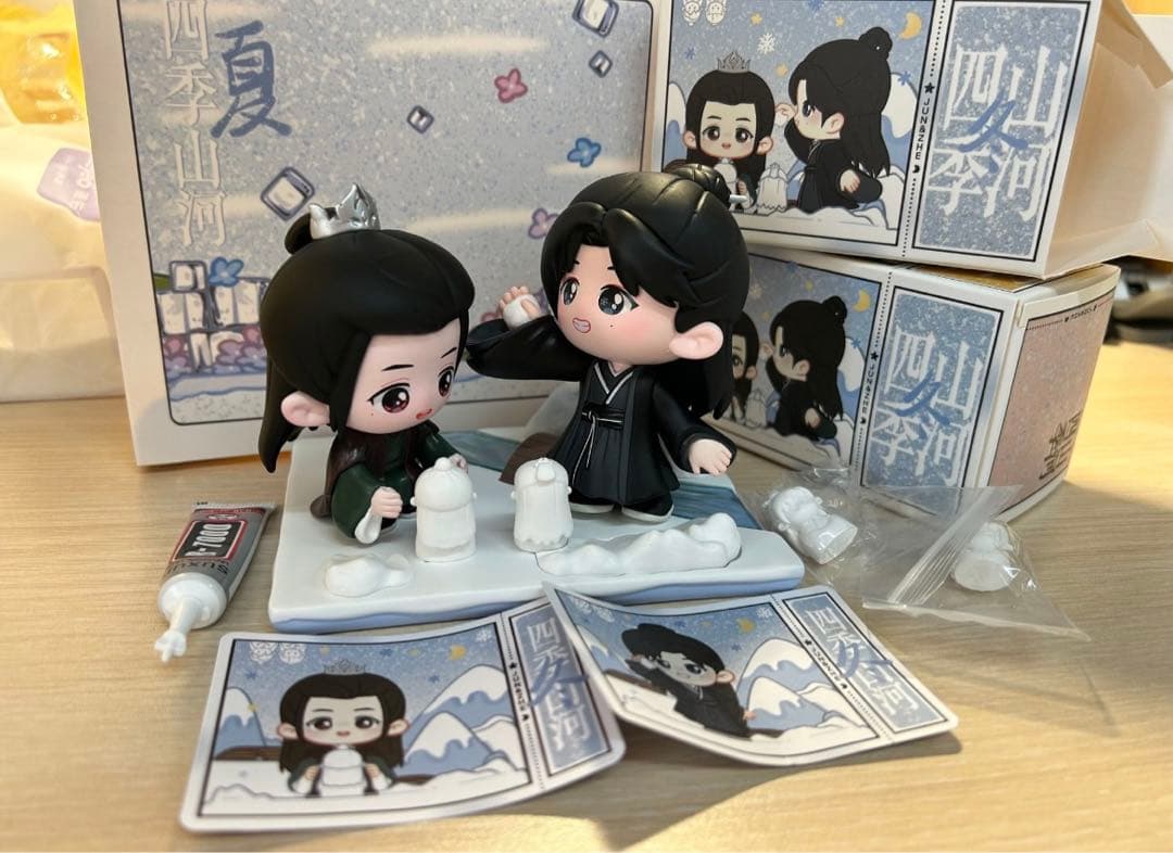 8ペア背景付き 山河令 フィギュアペア 温客行 龔俊 周子舒 張哲瀚 128