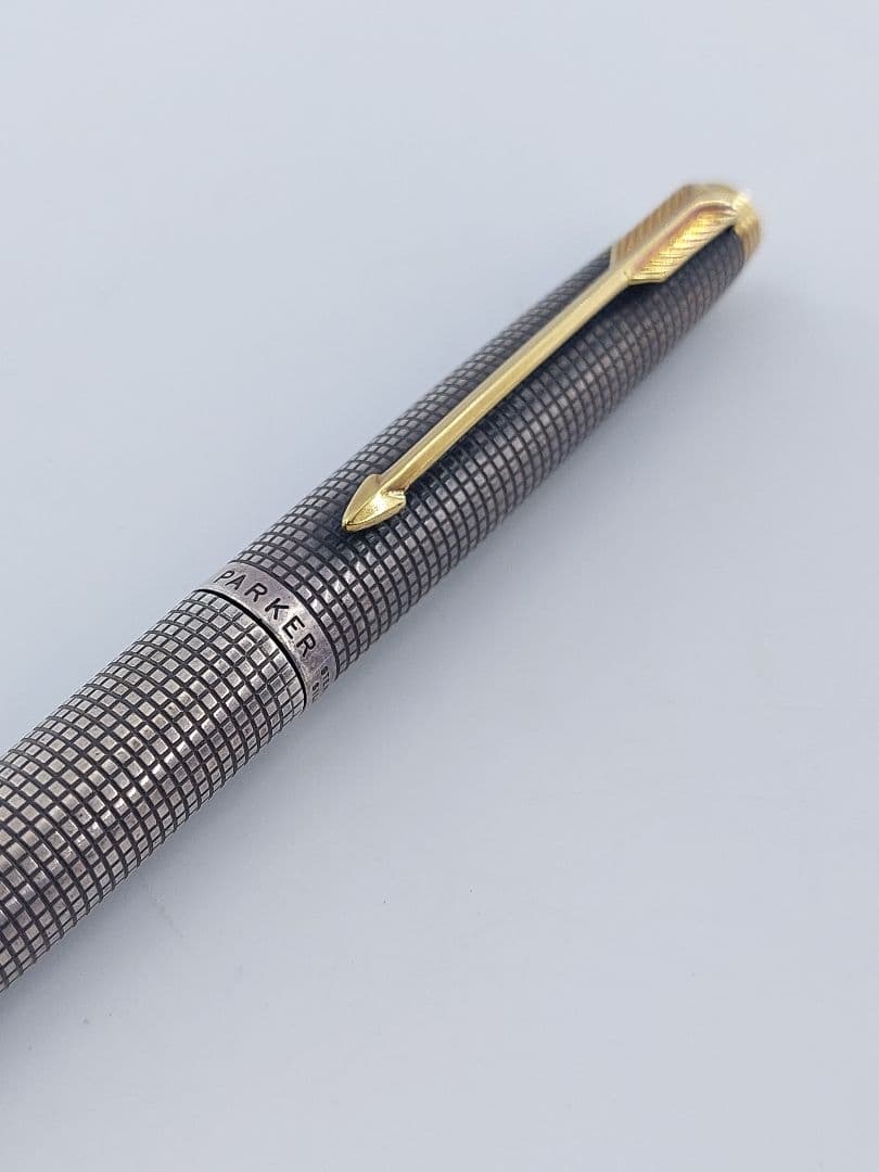 PARKER パーカー 万年筆 スターリングシルバー 14K-585 ②