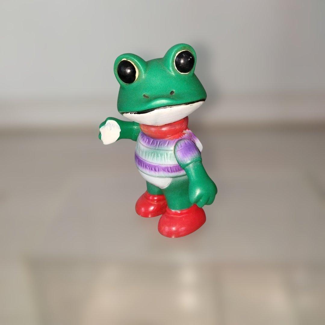 ケロヨン　ソフビフィギュア　昭和レトロ