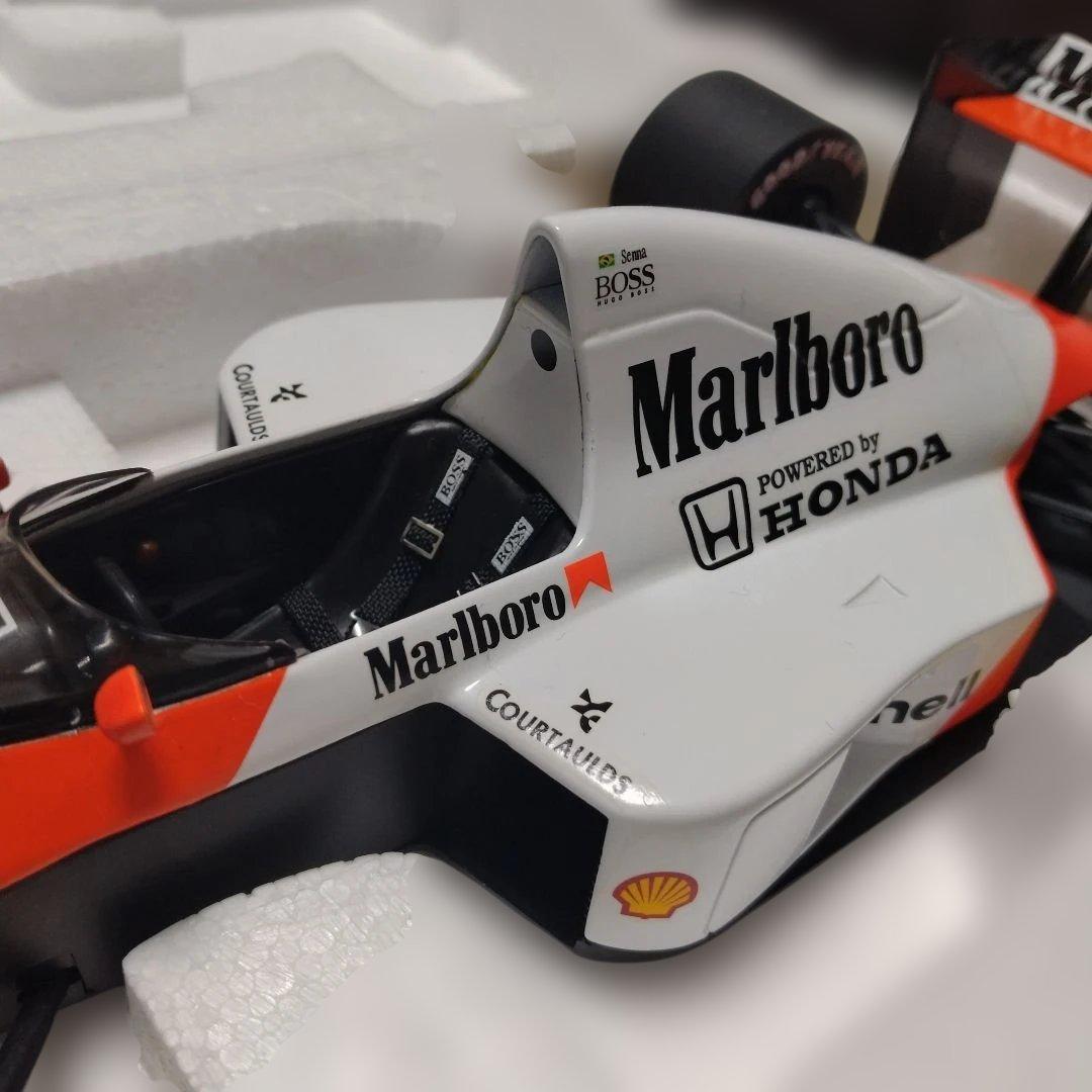 1/18 ミニチャンプス マクラーレン MP4/5 アイルトン セナ マルボロ