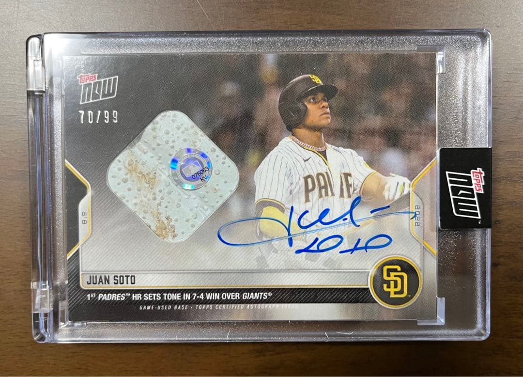 【最終値下げ】Juan Soto topps now auto 直筆サイン