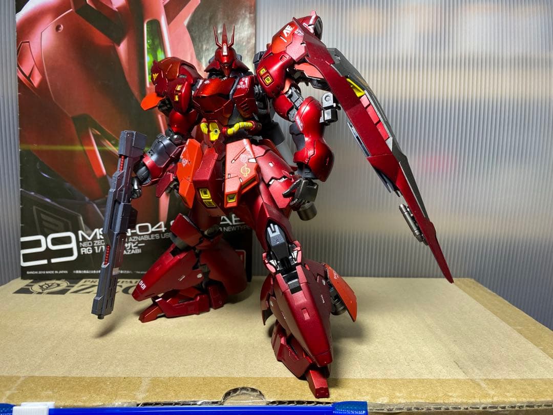 A*1様 MSN-04 RG144/1 サザビー キャンディ塗装　完成品　全塗装