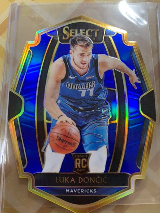 その他 NBA LUKA DONCIC RC Die Cut Blue Prizm