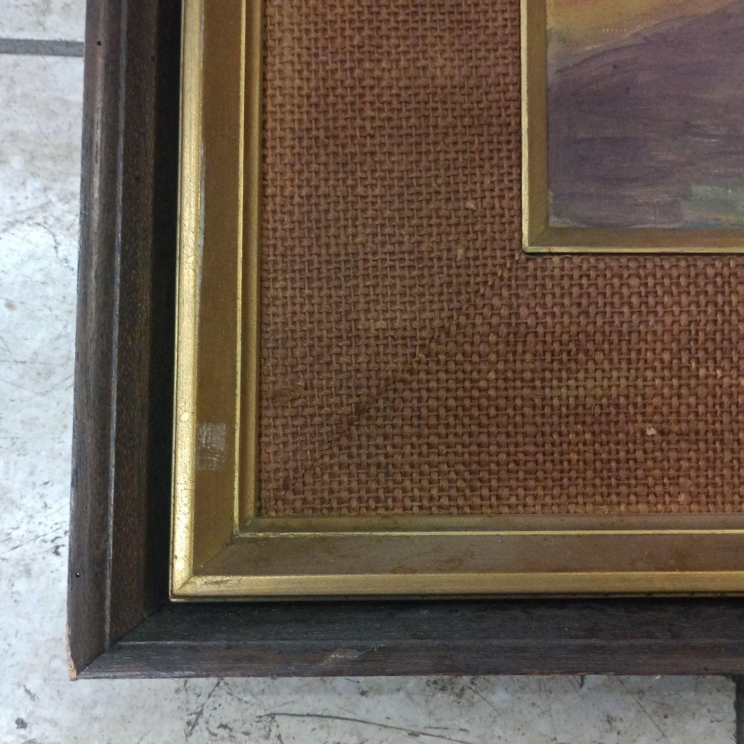 u*c様 4583）油絵P12号「岡崎城」TAKEOのサイン