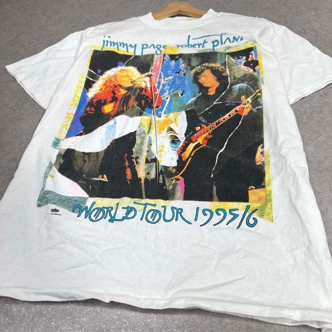 希少 90s jimmy page & robert plant ツアーTシャツ