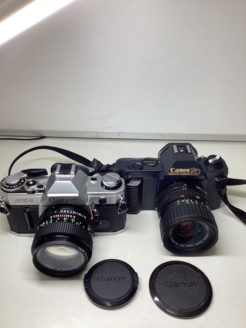 日*0様 Canon AE-1 & T50 フィルム一眼レフカメラセット　まとめ