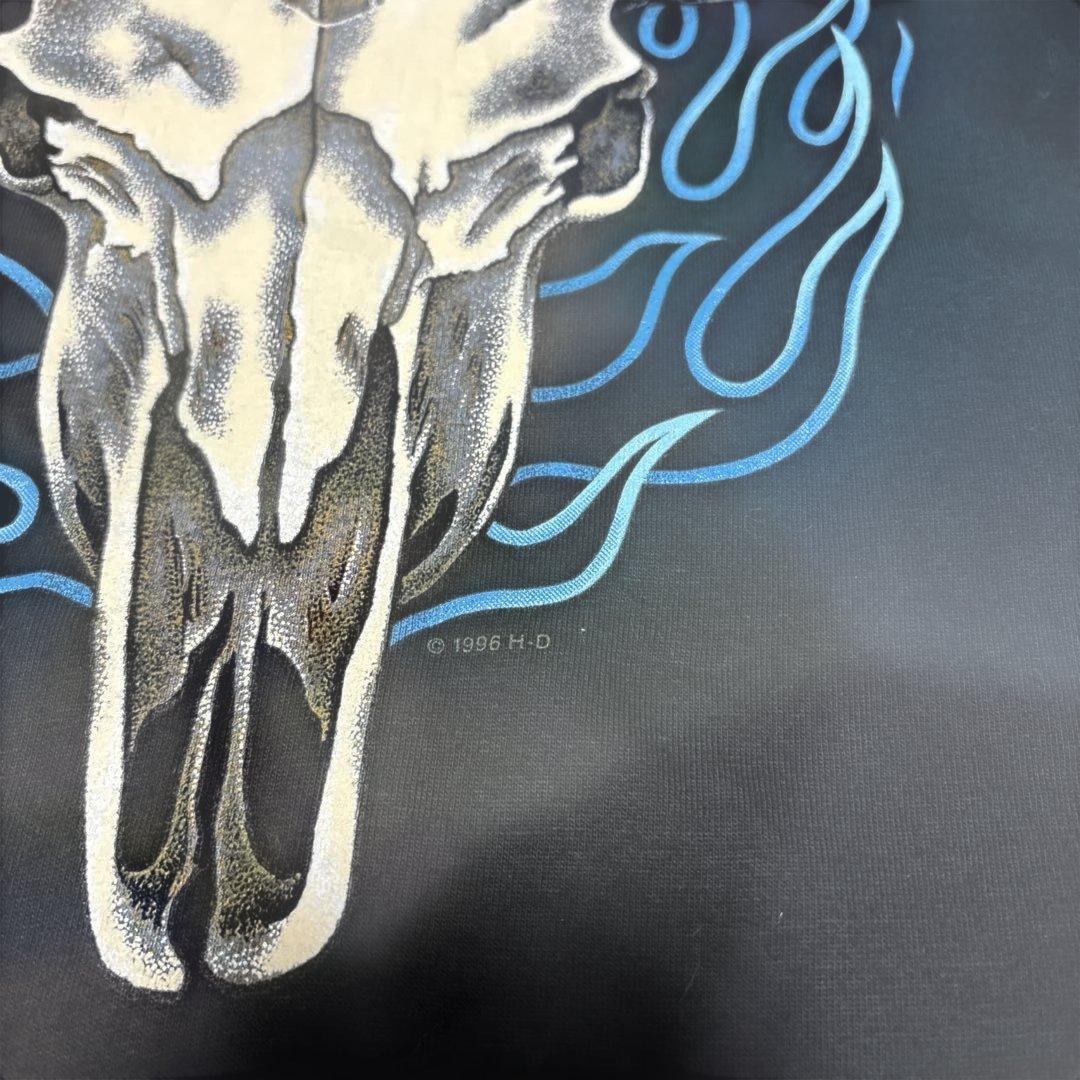 harley davidson バッファロースカル　90s ブルーフレイム