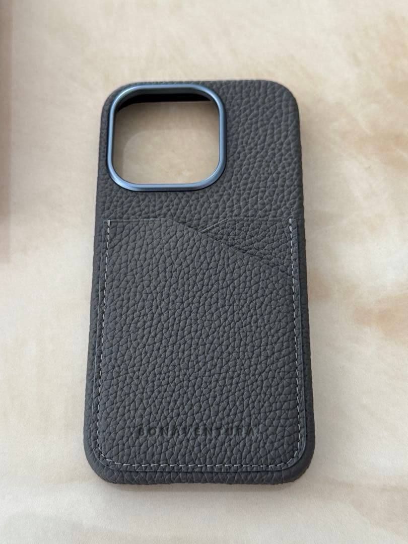 【新品未使用】BONAVENTURA iPhone15Pro チャコールグレー