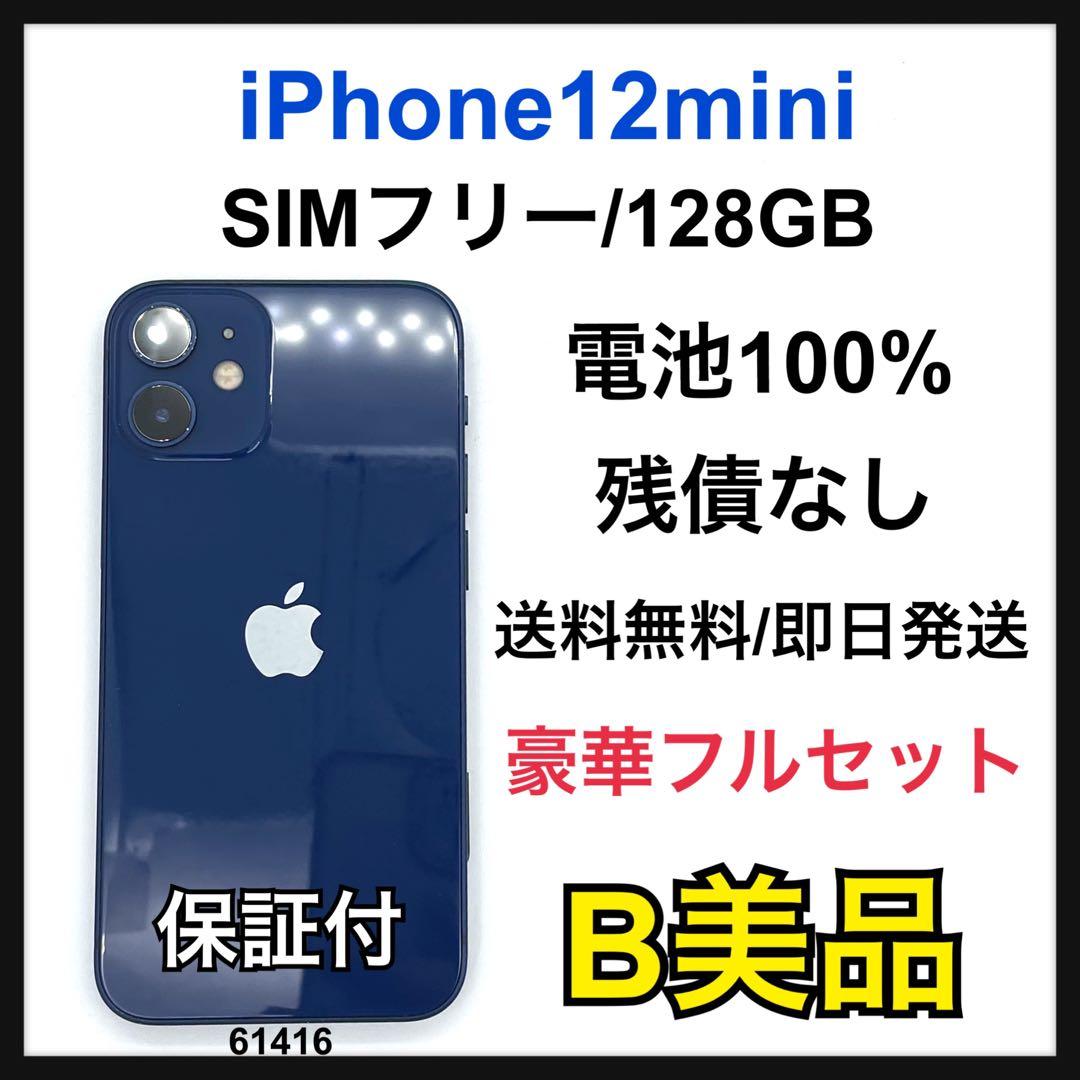 B 100% iPhone 12 mini 128 GB SIMフリー 本体