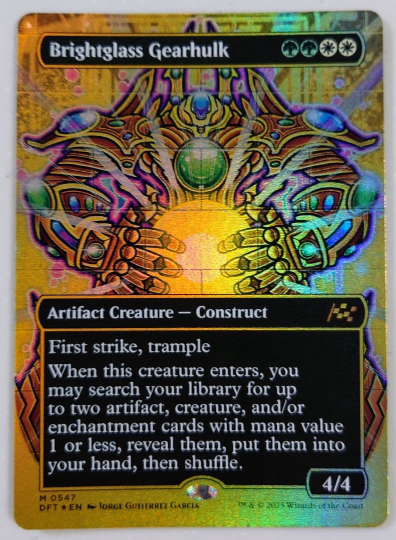 MTG　霊気走破　輝晶の機械巨人　ファーストプレイスfoil　英語版