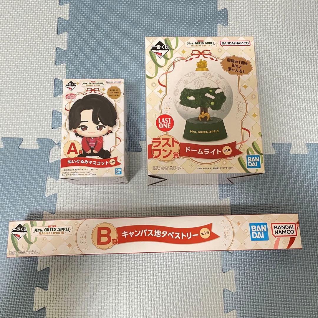 Mrs. GREEN APPLE 1番くじ　3点セット