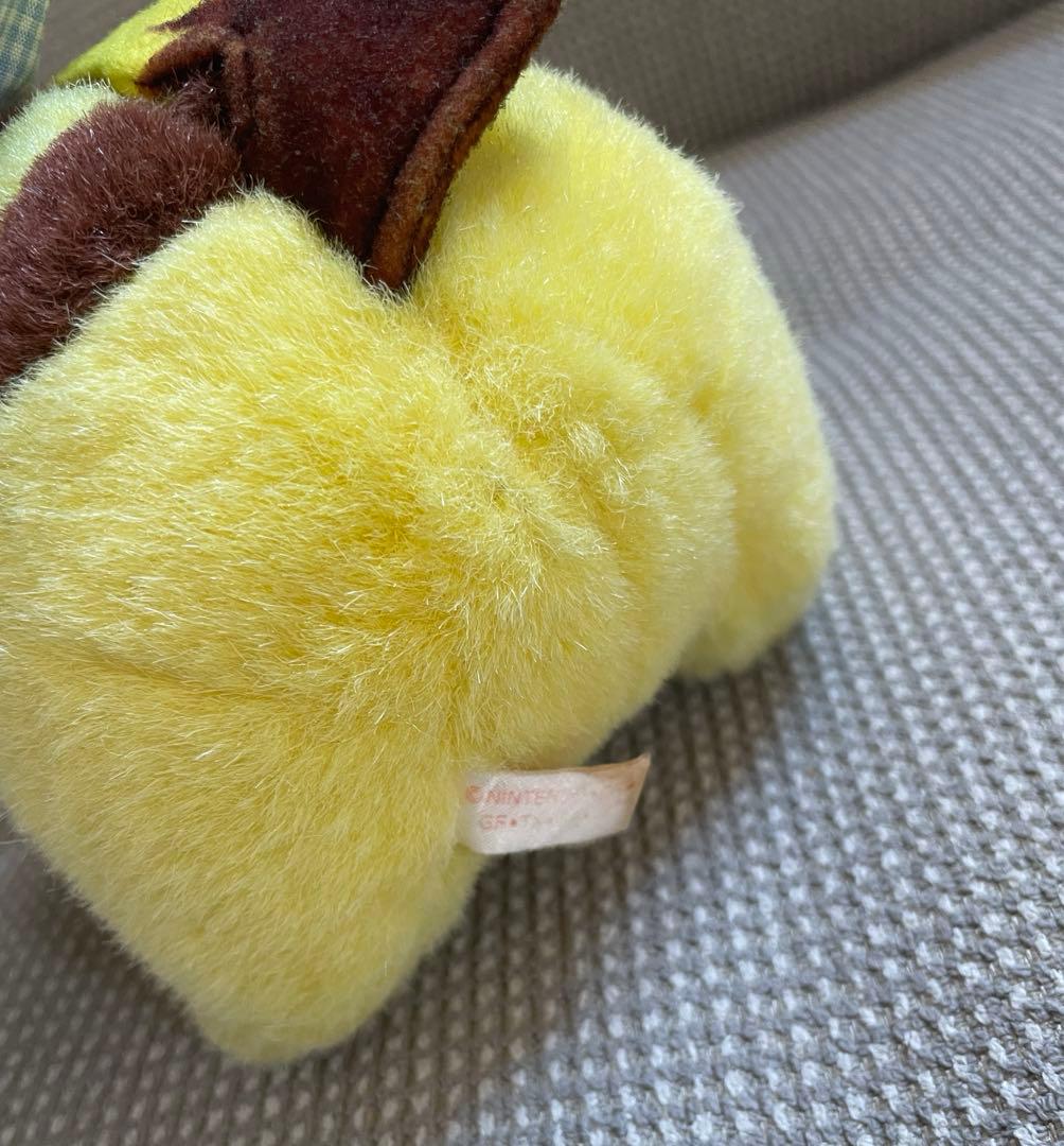 【希少】TOMY初期ピカチュウ ぬいぐるみ クッション付き　おやすみピカチュウ