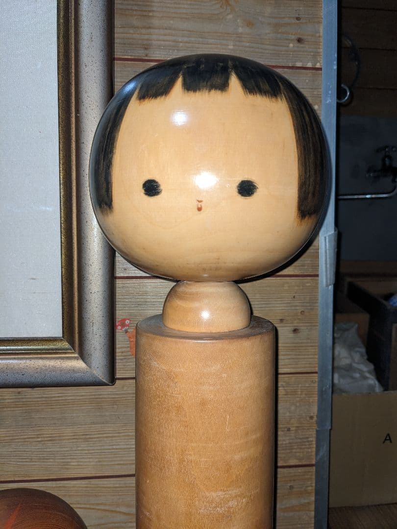 伝統的な木製こけし ３点　相田晴峰　大　中　小