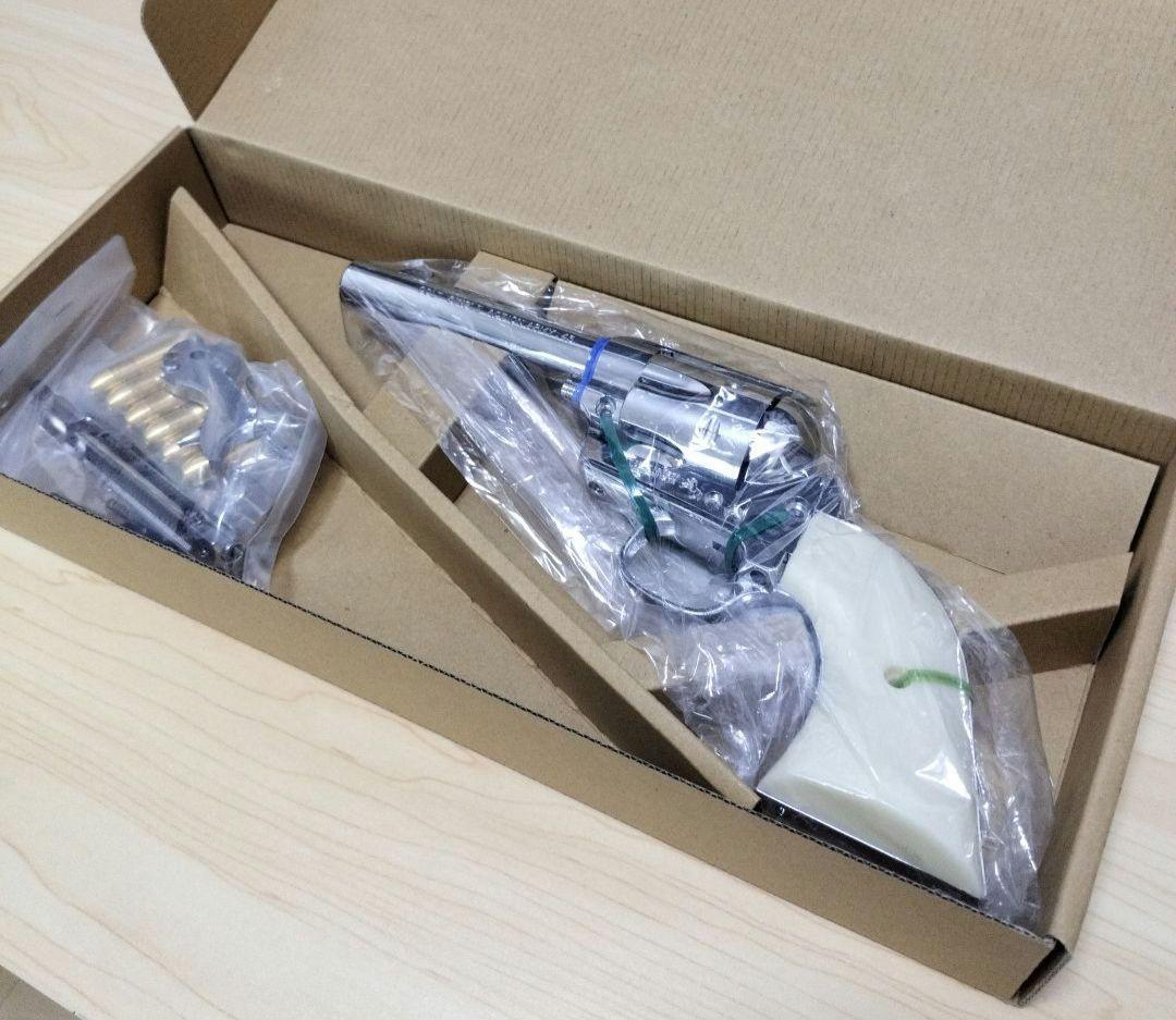 【新品】HWS SAA.45 シビリアン オールシルバー モデルガン組立キット