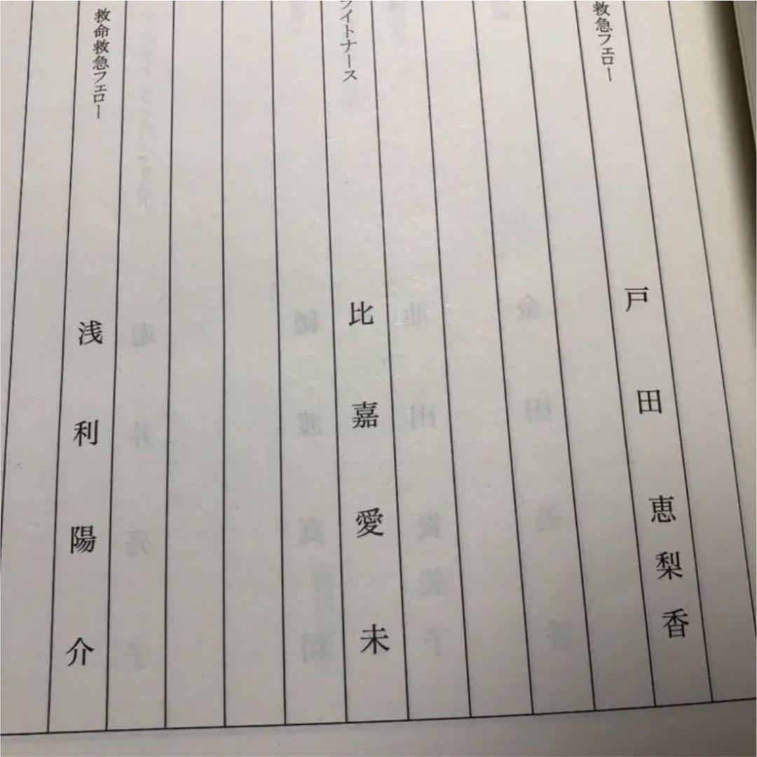 コード・ブルー ドクターヘリ救急救命 第1シリーズ 第6話台本